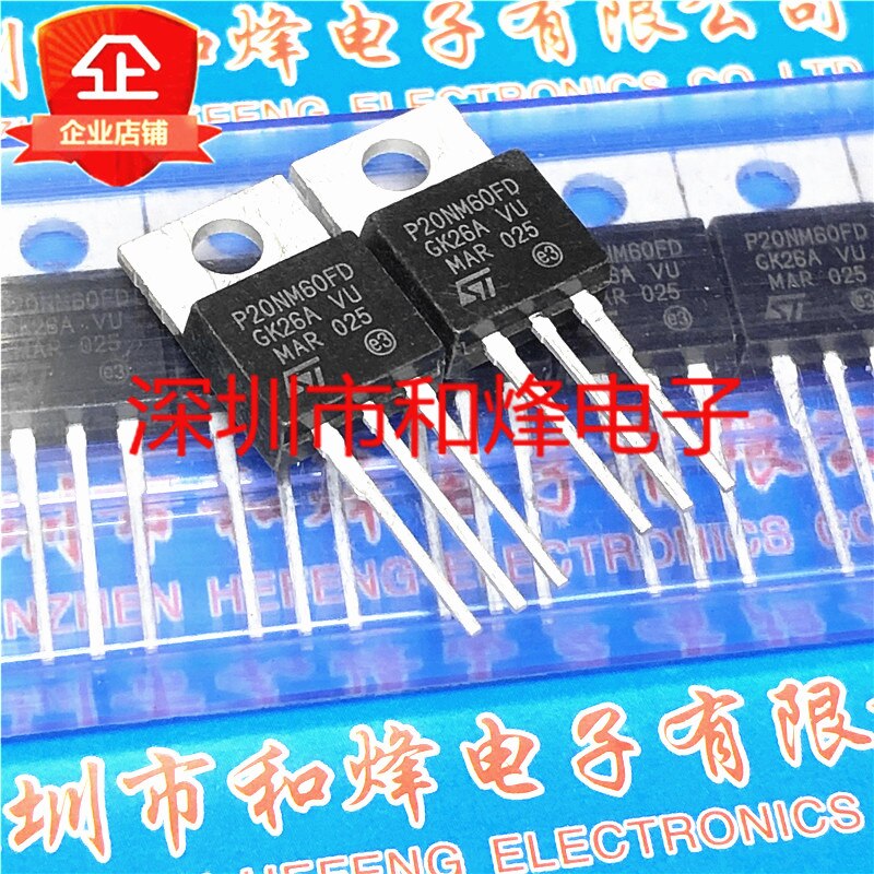 30pcs  ο P20NM60FD STP20NM60FD TO-220 N ä 20A 600V